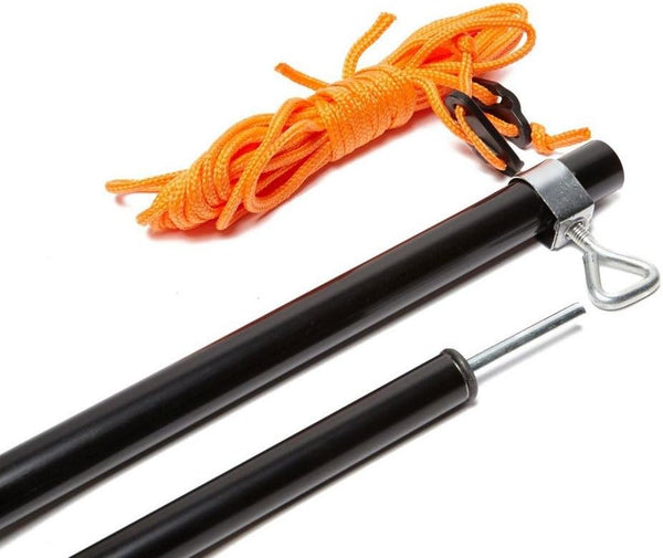 Vango Adjustable Steel King Pole Set (pair) 180-220cm