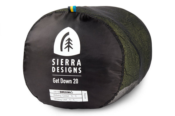 Sierra Designs Get Down 550F 20 Sleeping Bag - Long