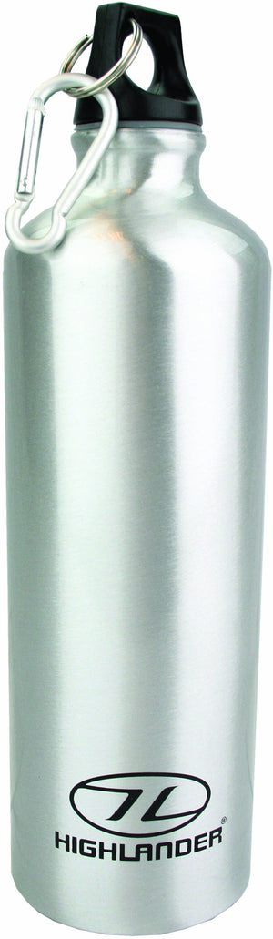 Highlander Outdoor 750 Bottle - Silver