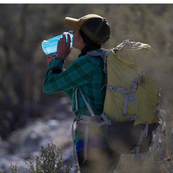 Hydrapak Stash - Collapsible BPA & PVC Free Hiking and Backpacking Water Bottle