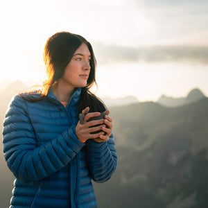 UCO Collapsible Cup for Hiking, Backpacking, and Camping Blue