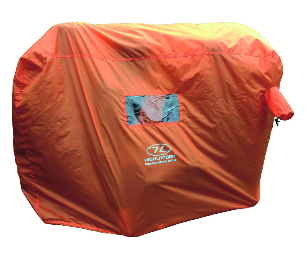 Highlander Outdoor Emergency Survival Shelter Orange 4-5 Persons