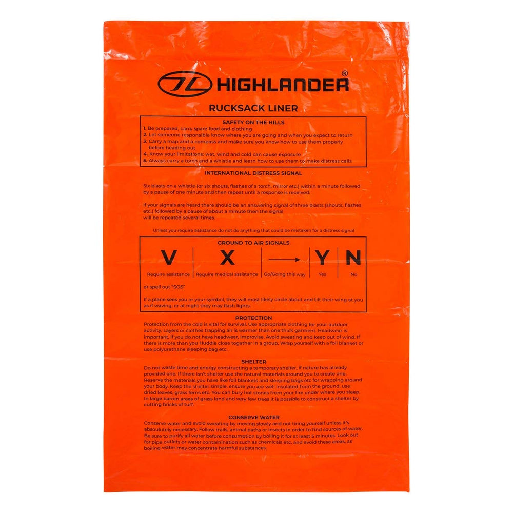Highlander Waterproof Rucksack Liner