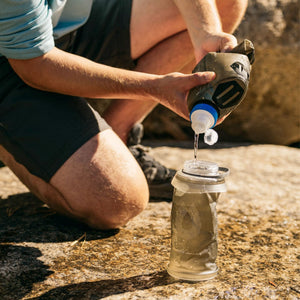 Hydrapak Stash - Collapsible BPA & PVC Free Hiking and Backpacking Water Bottle