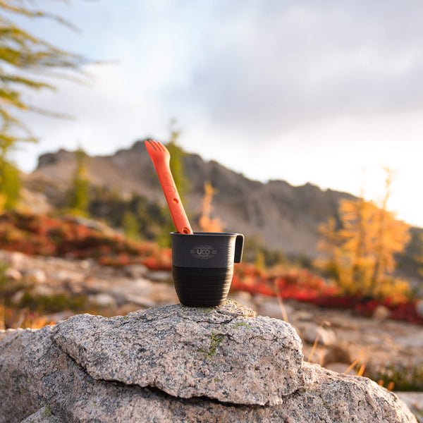 UCO Collapsible Cup for Hiking, Backpacking, and Camping Blue