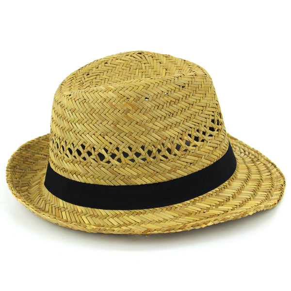 Hawkins Hats Straw Trilby Sun hat