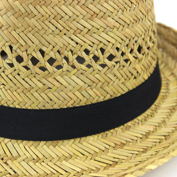 Hawkins Hats Straw Trilby Sun hat