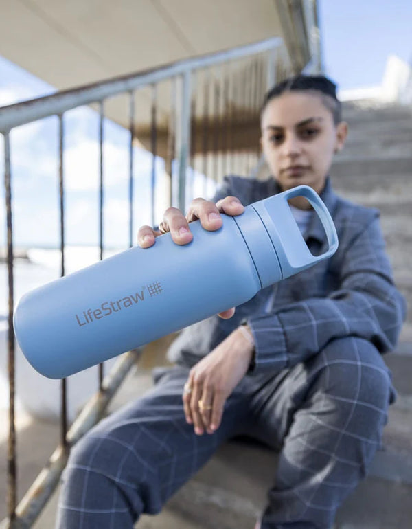 Lifestraw Go Series Stainless Steel Bottle 700ml Tundra