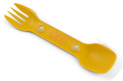 UCO ECO Utility Spork 3 in 1 Fork & Spoon 100% Recycled Mess Kit