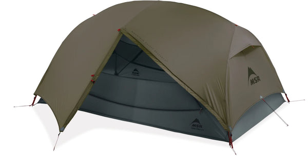 MSR Hubba Hubba LT Green 2 Person Tent