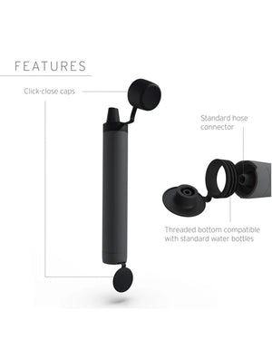 LifeStraw Peak Series Personal Straw Dark Grey
