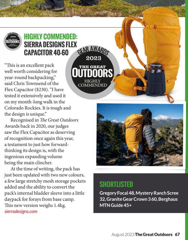 Sierra Designs 40-60L Flex Capacitor Rucksack