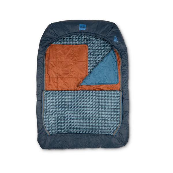 Kelty Tru Comfort Doublewide 20F Sleeping Bag in Pageant Blue / Hiker