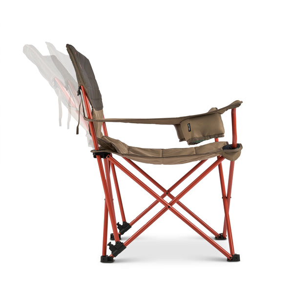 Kelty Deluxe Lounge Single Camp Chair in Bungee Cord/Beluga