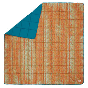 Kelty Biggie Blanket in Stormy Blue/Melted Stripes
