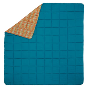 Kelty Biggie Blanket in Stormy Blue/Melted Stripes