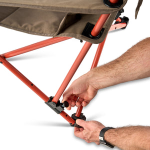 Kelty Deluxe Lounge Single Camp Chair in Bungee Cord/Beluga