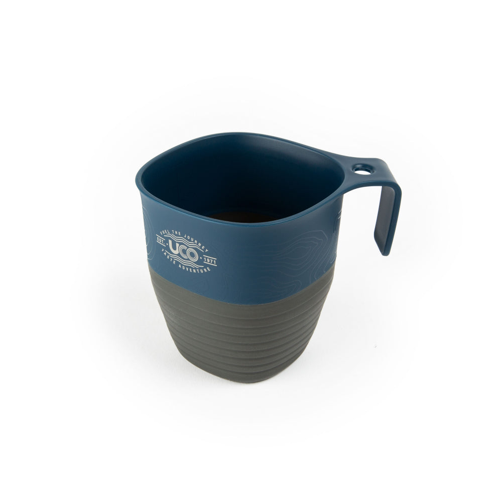UCO Collapsible Cup for Hiking, Backpacking, and Camping Blue