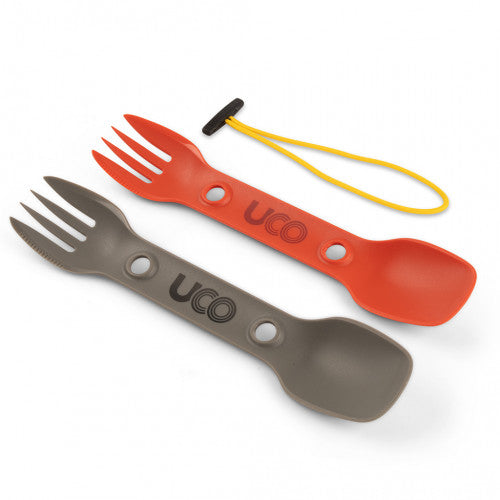 UCO Utility Spork 2 pack Chili Red & Slate Grey
