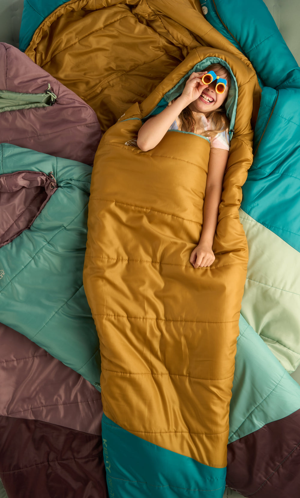Kelty Mistral Kids Sleeping Bag 20 Deg Woodtrush