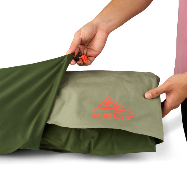 Kelty Kush Air Bed With Rechargeable Pump in Sea Spray