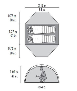 MSR Elixir 3 Tent Green