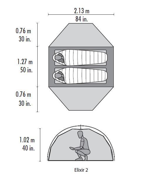MSR Elixir 3 Tent Green