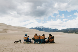 Kelty Low-Loveseat Double Camping Chair in Deep Lake/Fallen Rock