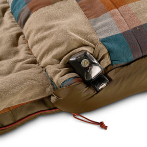 KELTY WAYBACK 20 DEG BURNT OLIVE (ORGANIC FLANNEL & CIRROLOFT ECO)