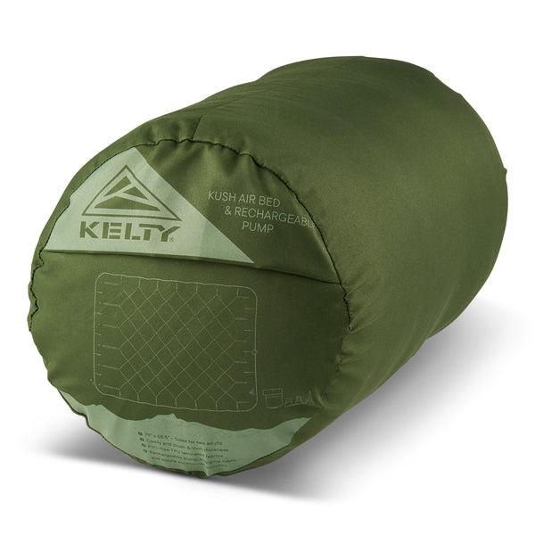 Kelty Kush Air Bed With Rechargeable Pump in Sea Spray