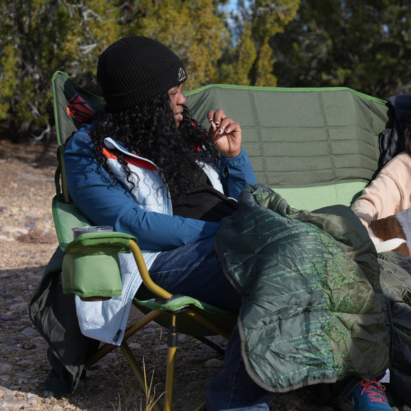 Kelty Bestie Blanket Winter Moss Treeline