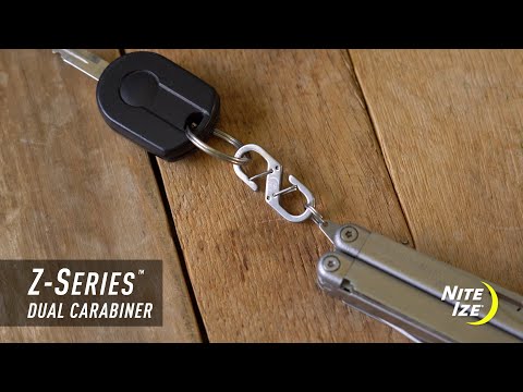 Nite Ize Z-Series Dual Chamber Carabiner - 2 Pack Size 1