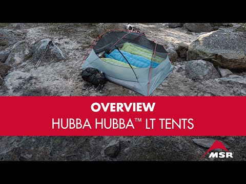MSR Hubba Hubba LT Green 2 Person Tent