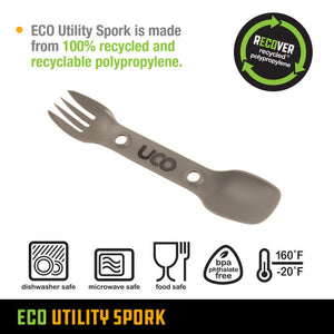 UCO Utility Spork 2 pack Chili Red & Slate Grey