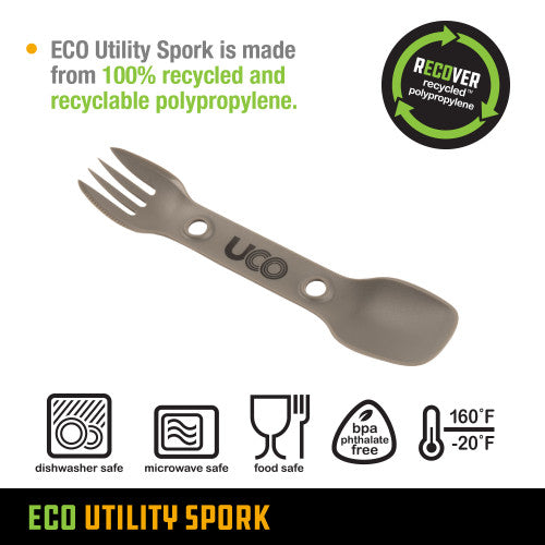 UCO Utility Spork 2 pack Chili Red & Slate Grey