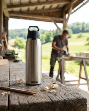 SIGG Shield Therm One Insulated bottle Brushed metal 1 Litre