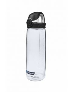 Nalgene 24oz On The Fly Lock-Top Bottle Grey & Black Top 