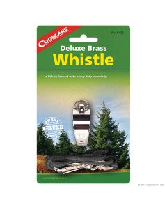 Coghlan's Deluxe Brass Metal Whistle Emergency Survival Hiking