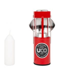 UCO 9 Hour Original Candle Lantern Deluxe Kit 2.0 Red Powder