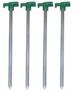 Strider Groundhog Rock 25cm  Steel Tent Pegs 4 pack