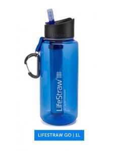 LifeStraw 1L Water Bottle With Filter Blue